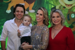 Diogo, Luigi, Aline e Marcia Ferreira Gomes