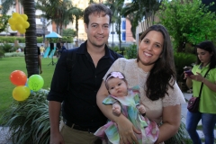 Júlio Brizzi, Luana Machado e Iara Brizzi