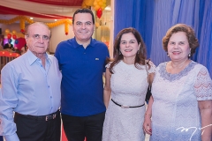 José Melo, Eduardo Melo, Márcia Oliveira e Maria Lúcia Melo