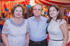 Maria Lúcia, José Melo e Márcia Oliveira