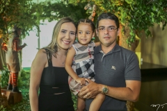 Alessandra, Fernando e Isis Rocha