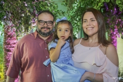 Flávio, Sara e Rebeca de Moura