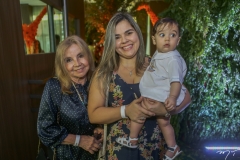 Lia, Rachel e Benjamin Furtado
