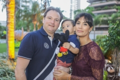 Robério, Fernando e Carine Perdigão