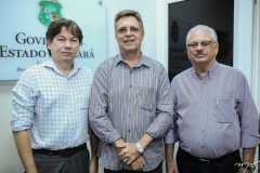 Edgar Gadelha, José Carlos Gama e Victor Frota