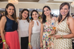 Ila Cavalcante, Liliane Carvalho, Aline Lacerda, Cristiana Lopes e Rafaela Neres