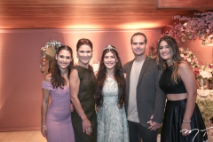 Luana, Ana Cristina,Bianca, Tarso e Amanada Melo