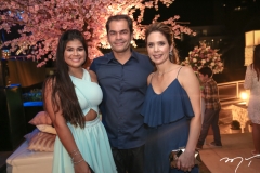 Raquel, Candido e Lina Pinheiro