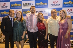 Carlos Matos, Ana Paula, Rob Queiroz, Dionilia Queiroz, Cleiton Leôncio e Valeska Leôncio