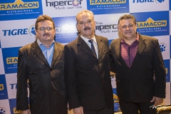 Carlos Melo, Gilmar Menezes e César Valente