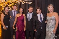 Mônica Almeida, Cleisson Almeida, Jeane Meire, Aurélio Almeida, Raphael Carneiro e Alaane Carneiro