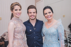 Bárbara Vitória, Matheus Fernandes e Jacinta Queiroz