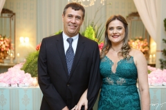 Cláudio Borges e Diana Feitosa