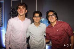 Felipe Feitosa, João Arthur e Lucas Gabriel