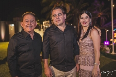 Fernando, Gentil e Lia Linhares