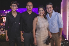 Rafael, Everardo, Elisa e Victor Oliveira