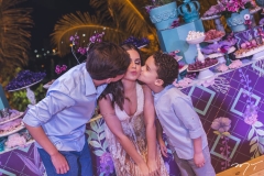 Vitor, Bruno e Maria Eduarda Linhares