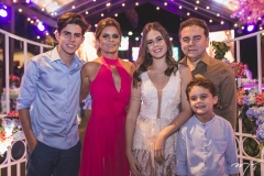 Vitor, Liliana, Maria Eduarda, Fernando e Bruno Linhares