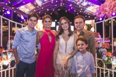 Vitor, Liliana, Maria Eduarda, Fernando e Bruno Linhares