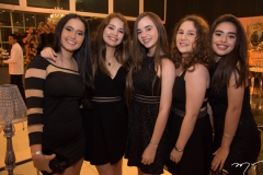 Letícia Menezes, Maria Fernanda Teixeira, Caroline Mapurunga, Isabela Borges e Juliane Ribeiro