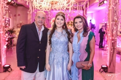 Fernando Travessoni, Lívia Pinheiro e Márcia Travessoni