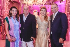 Márcia e Fernando Travessoni, Danielle e Valdísio Pinheiro