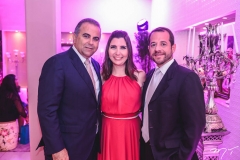 Valdísio Pinheiro, Alice Albuquerque e Vinicius Caran