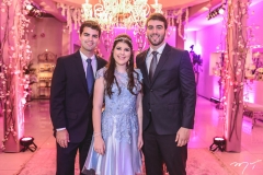 Victor, Lívia e Igor Pinheiro