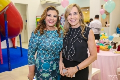 Jacqueline Simões e Leila Barbosa