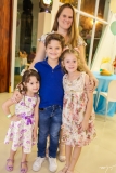 Nina, Jonas, Minive e Raquel Horn