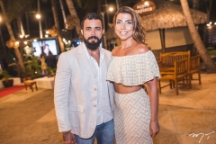 Amilton Inácio e Georgiana Jereissati