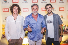 Jaffar Bambirra, Oscar Magrini e Zyan Ferreira