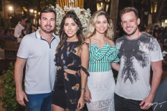 Léo e Tayra Aguiar, Mariana Furtado e Carlos Carneiro