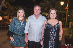 Manu Romcy, Chiquinho e Cristina Aragão
