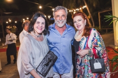 Patricia Alcari, Oscar Magrini e Cláudia Rebouças