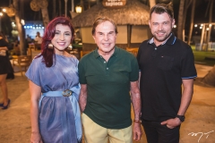 Patricia Porto, Lázaro Medeiros e André Castro