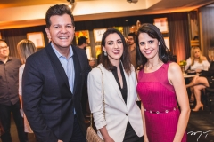 Gustavo Serpa, Victória Costa e Eliana Mareiro