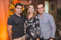Pedro Garcia, Thamara Azevedo e Joares Souza