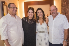 Danilo Fontenele, Euwlaudia Fontenele, Márcia e Fernando Travessoni