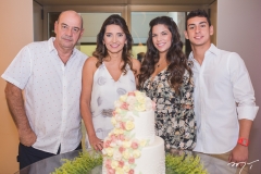 Fernando, Márcia, Lara e Fernando Travessoni