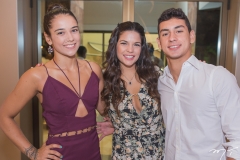 Talita, Lara e Fernando Travessoni