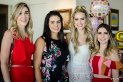 Mirna Studart, Sara Gomes, Sarah Castro e Diandra Alves