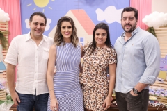 Bruno e Rebeca Bastos, Priscila e Thiago Leal