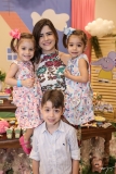 Cecília, Cibele, Caio e Melissa Nunes