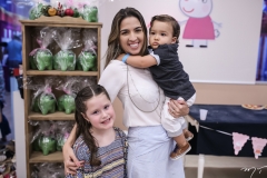 Luiza, Sâmia e Bruno Pires