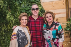 Regina, Alysson e Alessandra Aragão