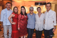 Artur Bruno, Natércia Rios, Sâmia Távora, Junia Tércia, Cintia Carvalho e Marcelo Távora