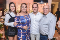 Lara Linhares, Glória Rios, Gentil Linhares e Philomeno Ferreira Gomes