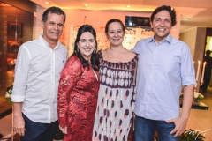 Marcelo e Sâmia Távora, Silvana Fujita e Flávio Pinto
