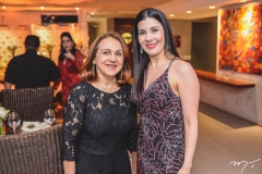 Milka Evaristo e Lia Linhares